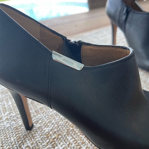 Coach Booties! Cute Coach Heel Booties. Excellent condition! - Picture 7 of 14